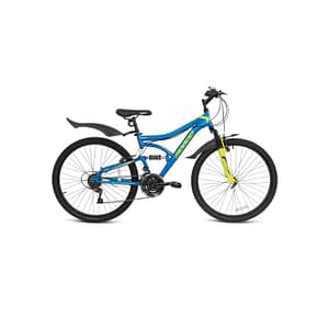 Aviator 26" Dual Suspension Mountain Bike – Blue – Mogoo Aviator 26" Dual Suspension Mountain Bike - Blue Mogoo Bicycles