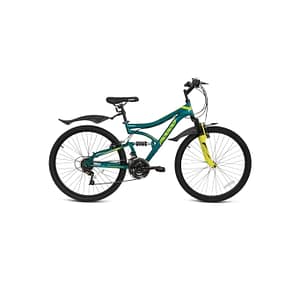 Aviator 26" Dual Suspension Mountain Bike – Green – Mogoo Aviator 26" Dual Suspension Mountain Bike - Green Mogoo Bicycles