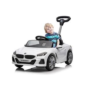 BMW Z4 With Handle Push Car – White – BMW BMW Z4 With Handle Push Car - White BMW Push Car