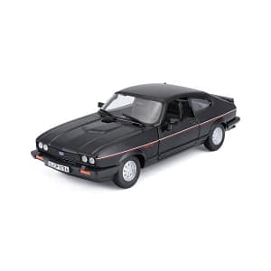 Bburago 1:24 Scale Ford Capri 1600 GT (1982) – Black – Bburago Bburago 1:24 Scale Ford Capri 1600 GT (1982) – Black Bburago Cars & Toys