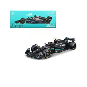 Bburago 2023 Mercedes-AMG W14 E Formula 1 #44 Lewis Hamilton 1:24 Scale Diecast Model – Bburago Bburago 2023 Mercedes-AMG W14 E Formula 1 #44 Lewis Hamilton 1:24 Scale Diecast Model Bburago Cars & Toys