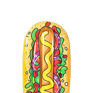 Bway Lounge Hotdog 190X109 – Bestway Bway Lounge Hotdog 190X109 Bestway Toys