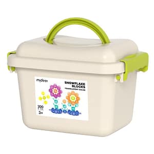 Colorful Snowflake Blocks 200 Pcs – Mideer Colorful Snowflake Blocks 200 Pcs Mideer Building Blocks