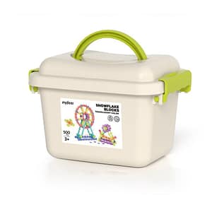 Colorful Snowflake Blocks 500 Pcs – Mideer Colorful Snowflake Blocks 500 Pcs Mideer Educational Toys