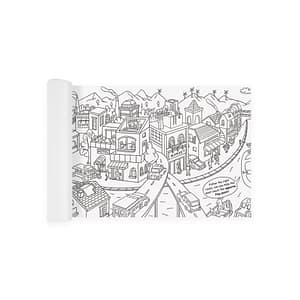 Coloring Roll – City (10 Mtrs) – Mideer Coloring Roll - City (10 Mtrs) Mideer Art & Craft
