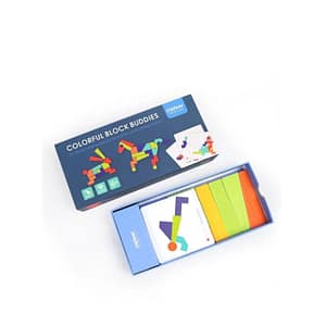 Colourful Block Buddies Game – Mideer Colourful Block Buddies Game Mideer Board Games
