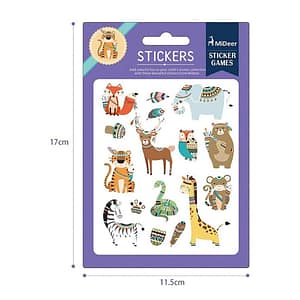 Colourful Stickers – Animals 2 – Mideer Colourful Stickers - Animals 2 Mideer Art & Craft
