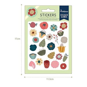 Colourful Stickers – Flowers – Mideer Colourful Stickers - Flowers Mideer Art & Craft