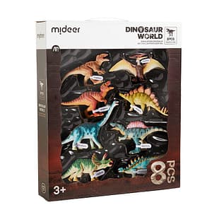 Dinosaur World – 8 Action Figures – Mideer Dinosaur World - 8 Action Figures Mideer Action Figures