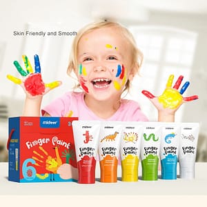 Finger Paint – 6 Colors – Mideer Finger Paint - 6 Colors Mideer Art & Craft