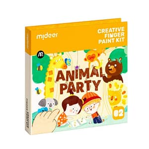 Finger Painting Kit – Animal Party – Mideer Finger Painting Kit - Animal Party Mideer Art & Craft