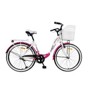 Floress 24" Lady Bike – Pink – Mogoo Floress 24" Lady Bike - Pink Mogoo Bicycles
