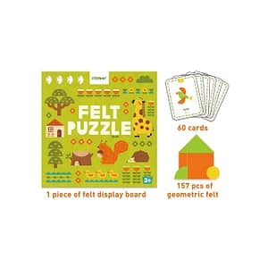 Geometric Felt Puzzle – Mideer Geometric Felt Puzzle Mideer Jigsaw Puzzles