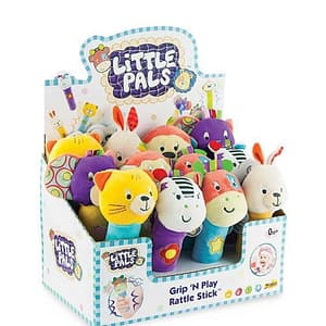 Grip 'N Play Rattle Stick (Little Pals) Assorted – Winfun Grip 'N Play Rattle Stick (Little Pals) Assorted Winfun Early Education