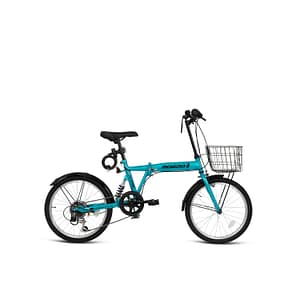 Icon 20" Folding City Bike - Green Mogoo Bicycles