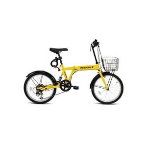 Icon 20" Folding City Bike - Yellow Mogoo Bicycles