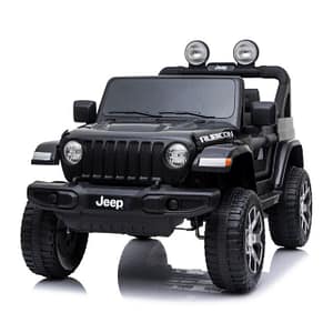 Jeep Kids Rubicorn 2 Seater Electric Car – Black (12V) – Jeep Jeep Kids Rubicorn 2 Seater Electric Car - Black (12V) Jeep Electric Car