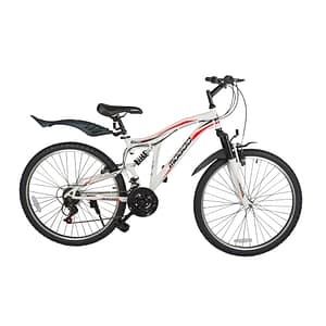Journey 24" Mountain Bike – White – Mogoo Journey 24" Mountain Bike - White Mogoo Bicycles