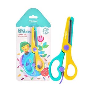Kids Safety Scissors – Yellow – Mideer Kids Safety Scissors - Yellow Mideer Early Education