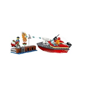 Lego City Fire Dock Side Fire Boat Building Set – Lego Lego City Fire Dock Side Fire Boat Building Set Lego Building Sets