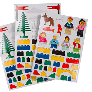 Lego LEGO Classic Wall Stickers – Lego Lego LEGO Classic Wall Stickers Lego Art & Craft