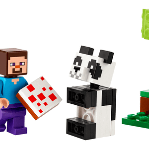 Lego Steve and Baby Panda – Lego Lego Steve and Baby Panda Lego Building Sets
