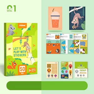 Let'S Play With Stickers – Level 1 – Mideer Let'S Play With Stickers - Level 1 Mideer Art & Craft