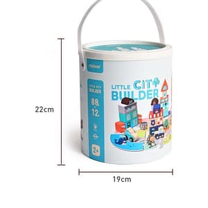 Little City Builder Blocks – 100 Pcs – Mideer Little City Builder Blocks - 100 Pcs Mideer Building Blocks