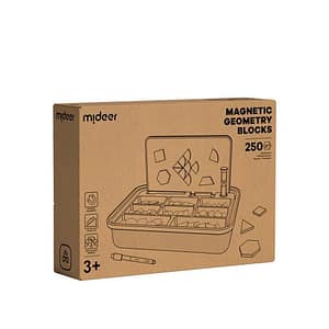 Magnetic Wooden Geometry Blocks – 250 Pcs – Mideer Magnetic Wooden Geometry Blocks - 250 Pcs Mideer Wooden Toys
