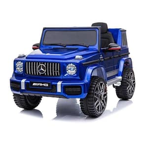 Mercedes G63 Kids Rideon Jeep – Painting Blue (12V) – Mercedes Benz Mercedes G63 Kids Rideon Jeep - Painting Blue (12V) Mercedes Benz Electric Car