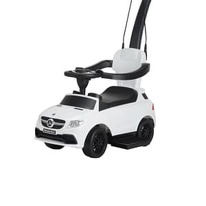 Mercedes Handle With Canpoy Push Car – White – Factual Toys Mercedes Handle With Canpoy Push Car - White Factual Toys Push Car