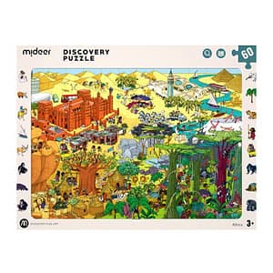Observation Puzzle – Africa – 60 Pcs – Mideer Observation Puzzle - Africa - 60 Pcs Mideer Puzzles