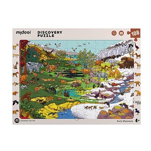 Observation Puzzle – Early Mammals – 108 Pcs – Mideer Observation Puzzle - Early Mammals - 108 Pcs Mideer Puzzles