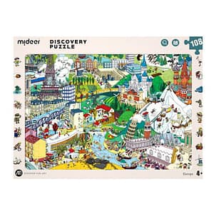 Observation Puzzle – Europe – 108 Pcs – Mideer Observation Puzzle - Europe - 108 Pcs Mideer Puzzles
