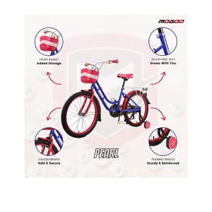 Pearl Girls Bike – 16 Inch – Blue – Mogoo Pearl Girls Bike - 16 Inch - Blue Mogoo Bicycles