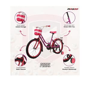 Pearl Girls Bike – 16 Inch – Purple – Mogoo Pearl Girls Bike - 16 Inch - Purple Mogoo Bicycles