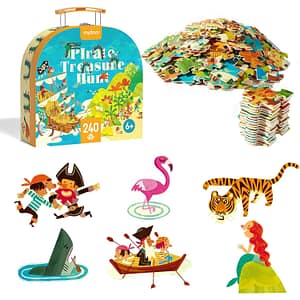 Pirate Treasure Hunt Puzzle – 240 Pcs – Mideer Pirate Treasure Hunt Puzzle - 240 Pcs Mideer Puzzles