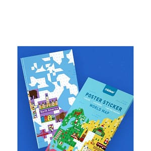 Poster Stickers – World Map – Mideer Poster Stickers - World Map Mideer Art & Craft