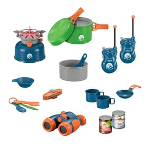 Power Joy Camping Cooking Set with Portable Walkie Talkie 20pieces – Power Joy Power Joy Camping Cooking Set with Portable Walkie Talkie 20pieces Power Joy Toys