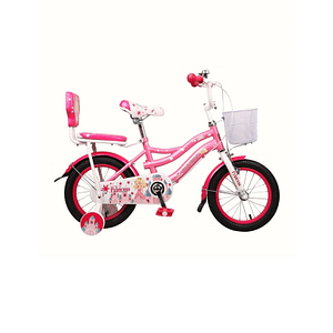 Princess 14" Kids Bicycle – Light Pink – Mogoo Princess 14" Kids Bicycle - Light Pink Mogoo Bicycles