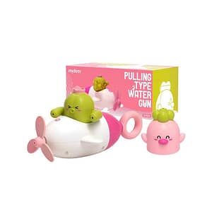 Pull Down Water Gun – Pink Airplane – Mideer Pull Down Water Gun - Pink Airplane Mideer Sports