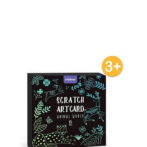 Scratch Kit – Animal World – Mideer Scratch Kit - Animal World Mideer Art & Craft