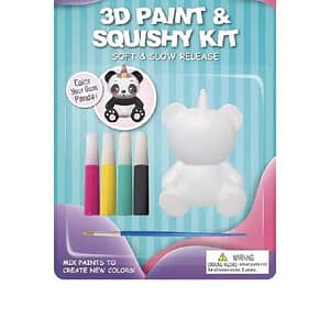 Sew Star – 3D Paint And Squishy Kit – Panda – Sew Star Sew Star - 3D Paint And Squishy Kit - Panda Sew Star Art & Craft