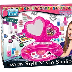 Totally Girlie – Easy Style N' Go Nails Studio DIY Crafts Kit – Totally Girlie Totally Girlie - Easy Style N' Go Nails Studio DIY Crafts Kit Totally Girlie Art & Craft