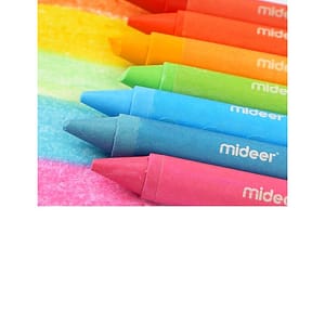 Washable Crayons – 24 Colours – Mideer Washable Crayons - 24 Colours Mideer Art & Craft