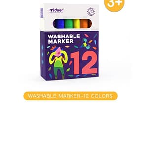 Washable Markers – 12 Colours – Mideer Washable Markers - 12 Colours Mideer Art & Craft