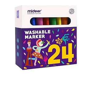 Washable Markers – 24 Colors – Mideer Washable Markers - 24 Colors Mideer Art & Craft