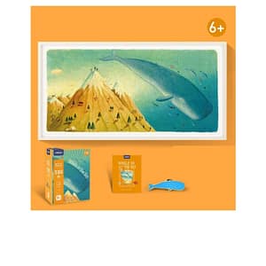 Whale In The Sky Puzzle – 530 Pcs – Mideer Whale In The Sky Puzzle - 530 Pcs Mideer Jigsaw Puzzles