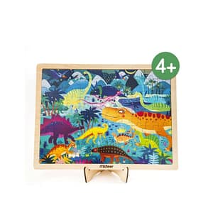 Wooden Puzzle – Dinosaurs (100 Pcs) – Mideer Wooden Puzzle - Dinosaurs (100 Pcs) Mideer Jigsaw Puzzles