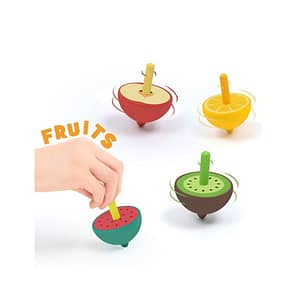 Wooden Spinning Top – Kiwi – Mideer Wooden Spinning Top - Kiwi Mideer Fun Toys